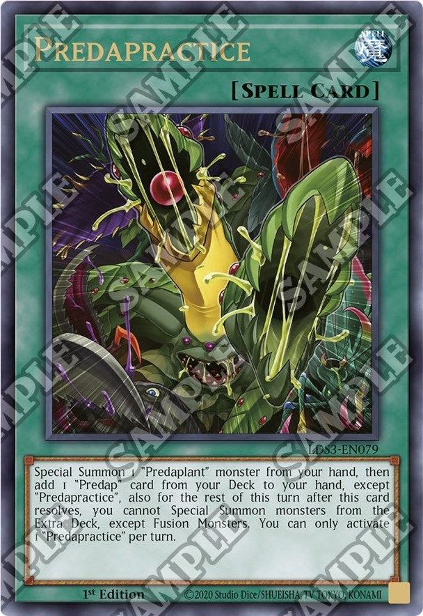 Predapractice (3079) (LDS3) - YuGiOh Single