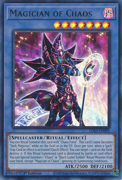 Magician of Chaos (3089) (LDS3) - YuGiOh Single
