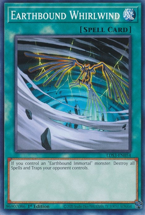 Earthbound Whirlwind (3054) (LDS3) - YuGiOh Single