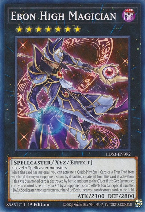 Ebon High Magician (3092) (LDS3) - YuGiOh Single