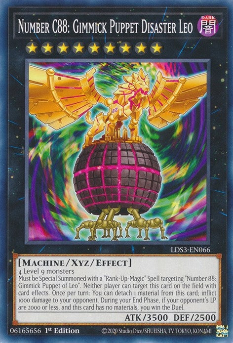 Number C88: Gimmick Puppet Disaster Leo (3066) (LDS3) - YuGiOh Single