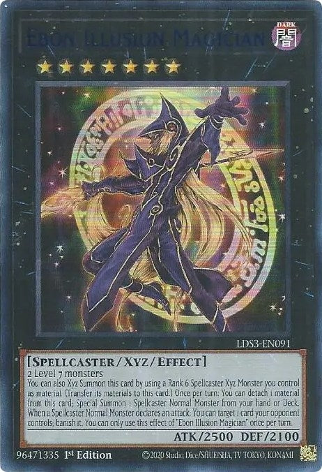 Ebon Illusion Magician (Blue) (3091) (LDS3) - YuGiOh Single