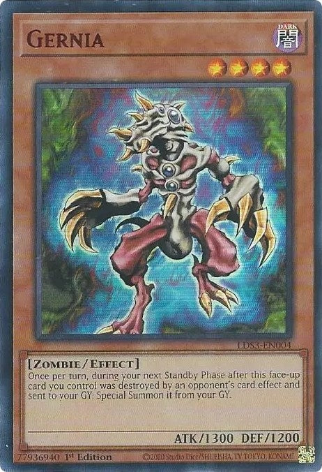 Gernia (Red) (3004) (LDS3) - YuGiOh Single