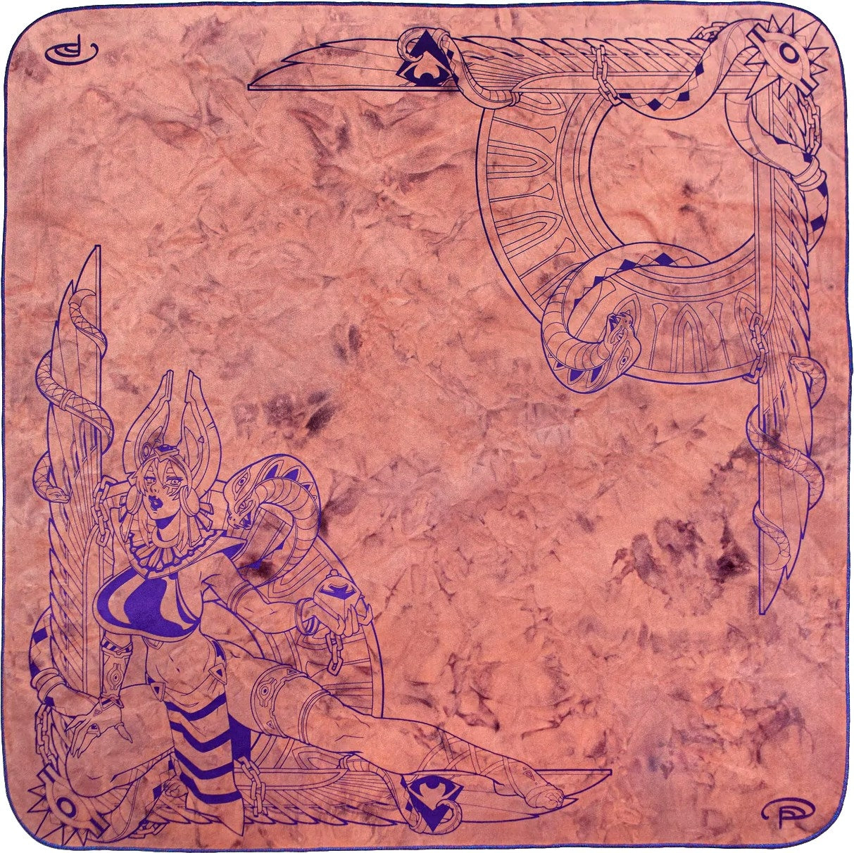 Pvrism-Dyed Cerebellum x Royal Gypsum - The Millennium Goddess Playmat - Playmats Sealed
