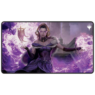 Double Masters 2022 Black Stitched Playmat featuring Liliana the Last Hope for Magic: The Gathering - Playmats Sealed