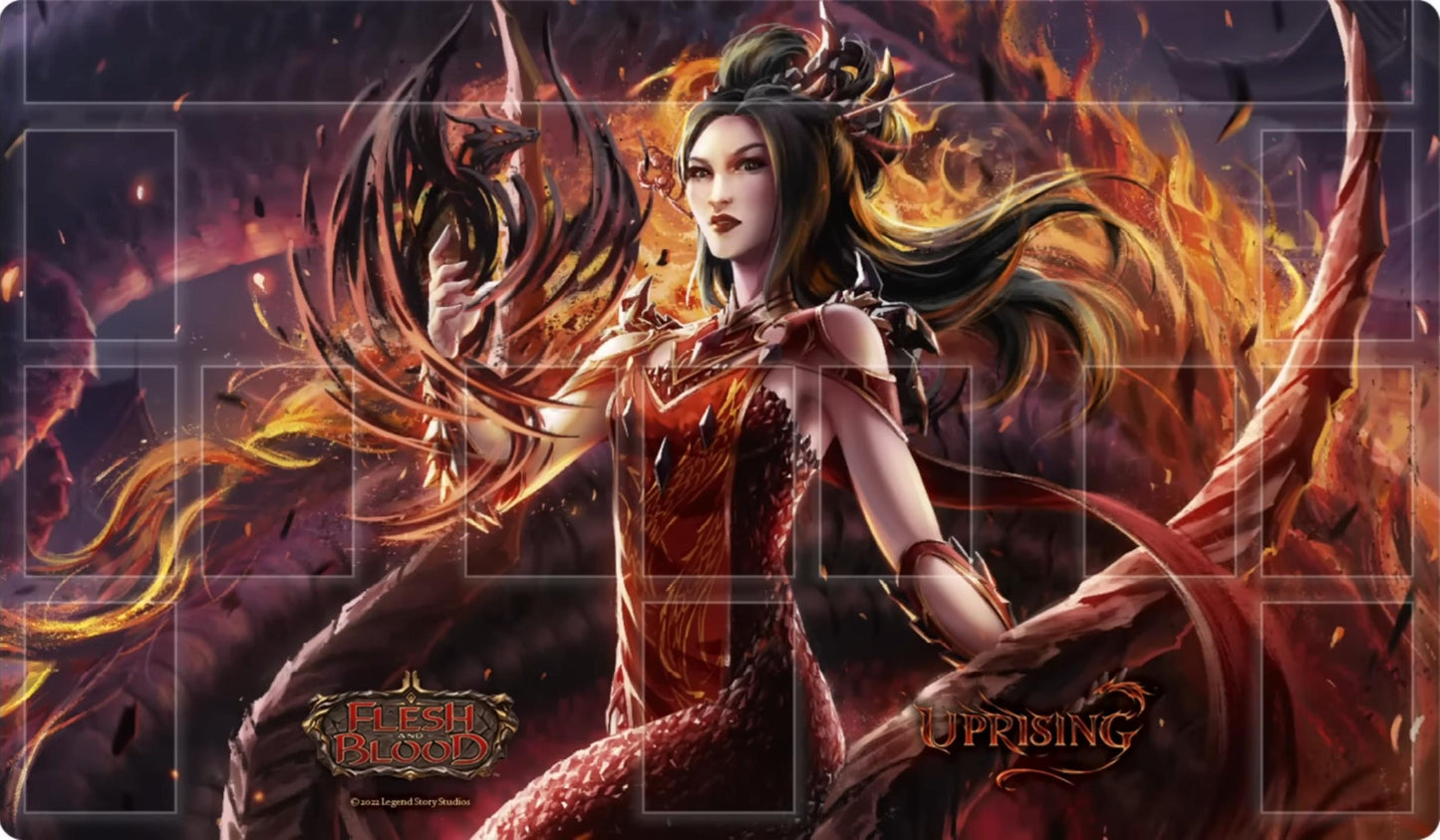 Uprising Playmat - Dromai Ash Artist - Alpha Investments - Playmats Sealed