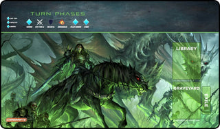 GamerMats Playmat - Army of the Dead with Magic Compatible Zones (Premium Black Stitched) - Playmats Sealed
