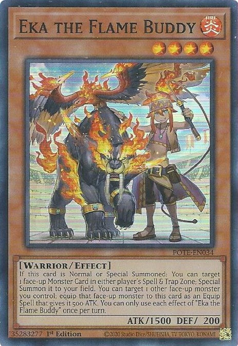Eka the Flame Buddy (34) (POTE) - YuGiOh Single
