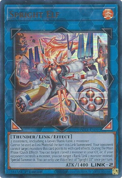 Spright Elf (49) (POTE) - YuGiOh Single