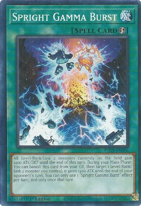 Spright Gamma Burst (56) (POTE) - YuGiOh Single