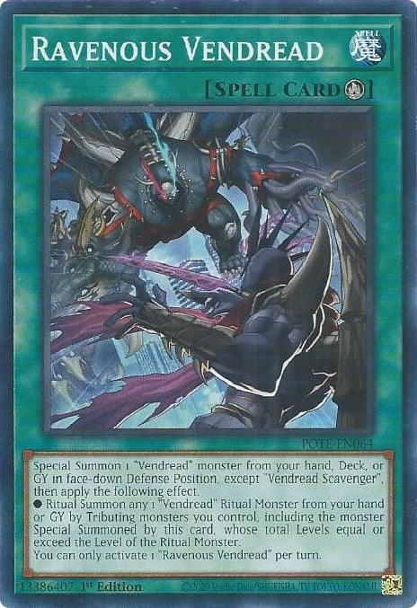 Ravenous Vendread (64) (POTE) - YuGiOh Single