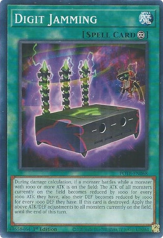 Digit Jamming (68) (POTE) - YuGiOh Single