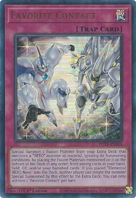 Favorite Contact (69) (POTE) - YuGiOh Single