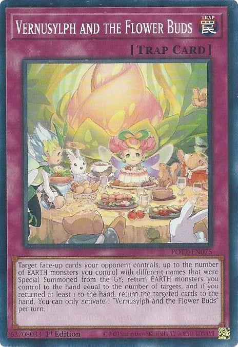 Vernusylph and the Flower Buds (75) (POTE) - YuGiOh Single