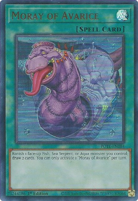 Moray of Avarice (84) (POTE) - YuGiOh Single