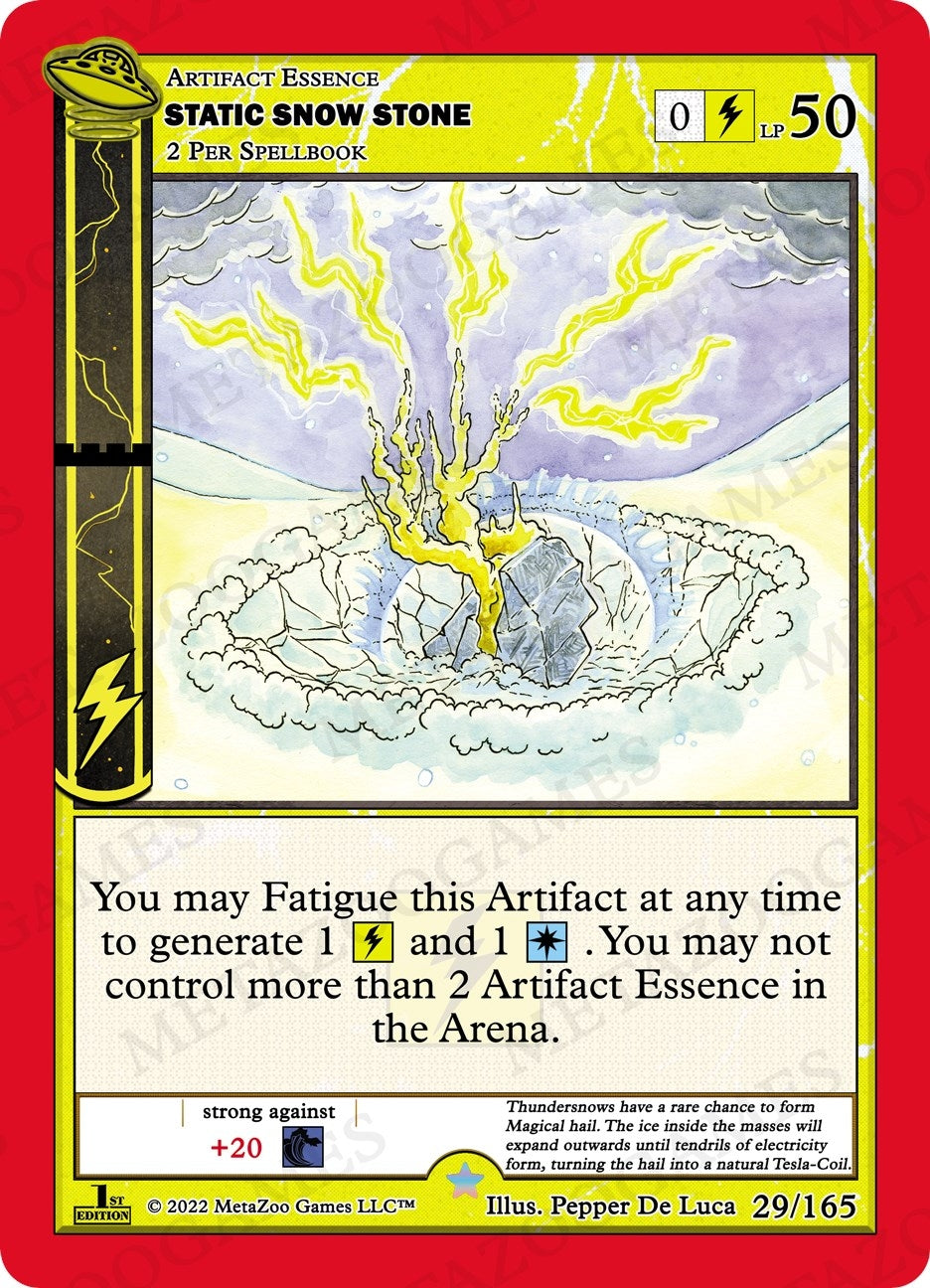 Static Snow Stone (29) (UFOFE) - MetaZoo Single
