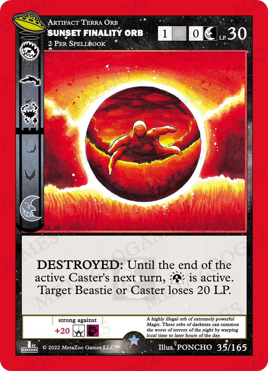 Sunset Finality Orb (35) (UFOFE) - MetaZoo Single