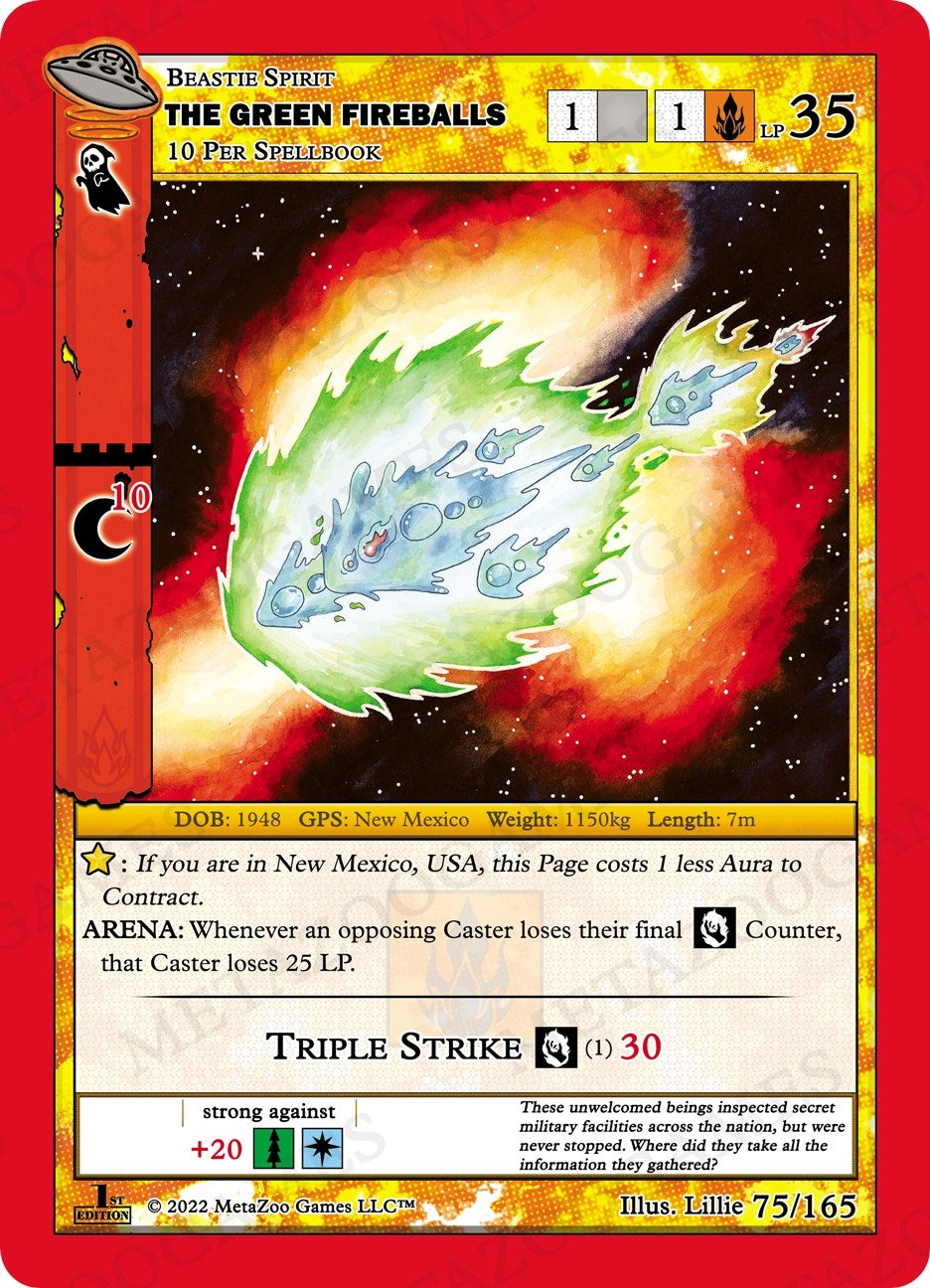 The Green Fireballs (75) (UFOFE) - MetaZoo Single