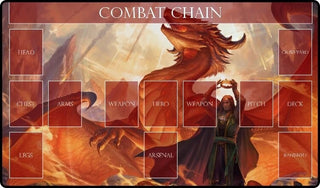 GamerMats Playmat - Red Mage Flesh and Blood Compatible Zone Mat - Playmats Sealed