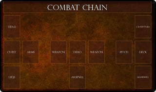 GamerMats Playmat - Flesh and Blood Compatible Zone Mat (Premium Black Stitched) - Playmats Sealed