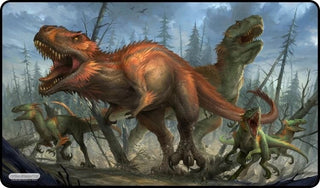 GamerMats Playmat - Stampede of Dinosaurs (Premium White Stitched) - Playmats Sealed