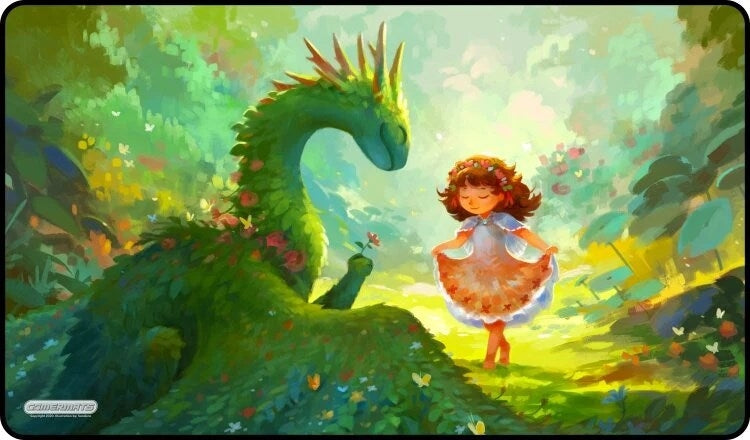 GamerMats Playmat - A Dragon and a Curtsy - Playmats Sealed