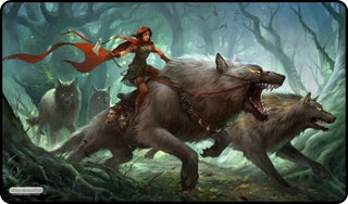 GamerMats Playmat - Dark Red Riding Hood (Premium Black Stitched) - Playmats Sealed