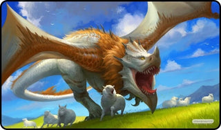 GamerMats Playmat - Chasing Sheep (Premium Black Stitched) - Playmats Sealed
