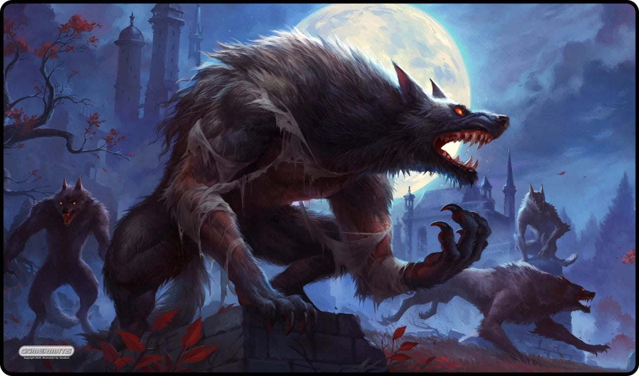 GamerMats Playmat - Hunt (Premium Black Stitched) - Playmats Sealed