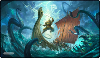 GamerMats Playmat - Release the Kraken (Premium Black Stitched) - Playmats Sealed