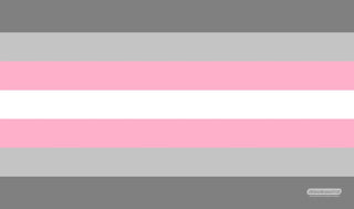 GamerMats Playmat - Demigirl Flag (Premium White Stitched) - Playmats Sealed