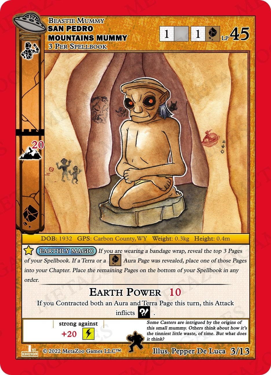 San Pedro Mountains Mummy (3) (UFOFE-TD) - MetaZoo Single