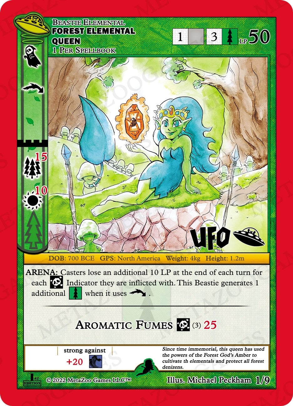 Forest Elemental Queen (1) (UFOFE-TD) - MetaZoo Single