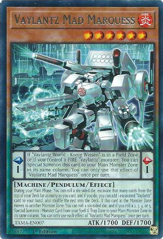 Vaylantz Mad Marquess (7) (TAMA) - YuGiOh Single