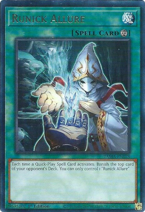 Runick Allure (28) (TAMA) - YuGiOh Single