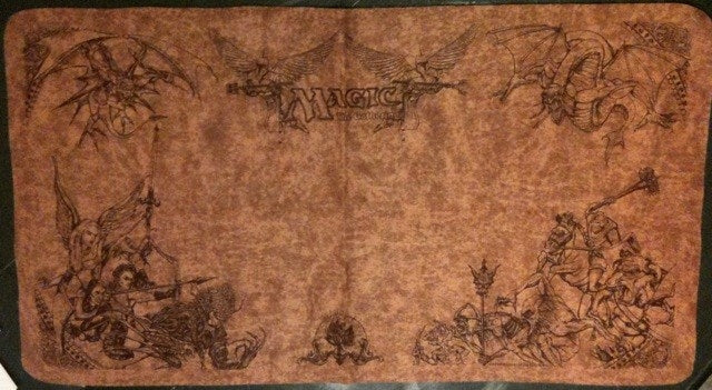 SpellGround Playmat - Classic 1990s Mats: Official MTG (Brown) - Playmats Sealed
