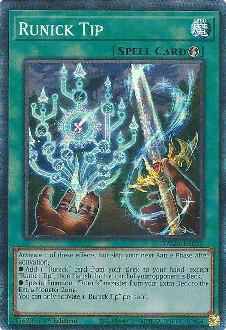 Runick Tip (CR) (29) (TAMA) - YuGiOh Single