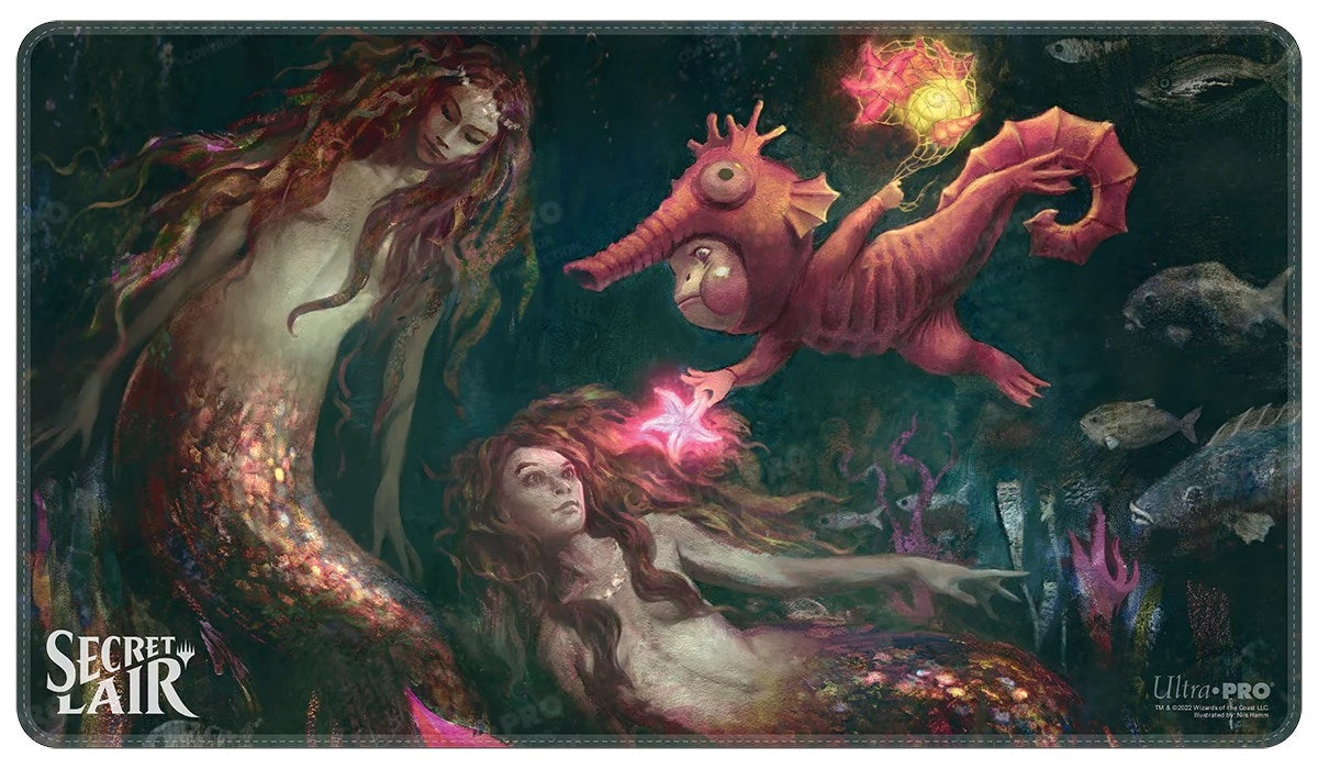 Secret Lair August 2022 Nils Hamm Artist Series: Deepglow Skate Standard Holofoil Playmat - Playmats Sealed