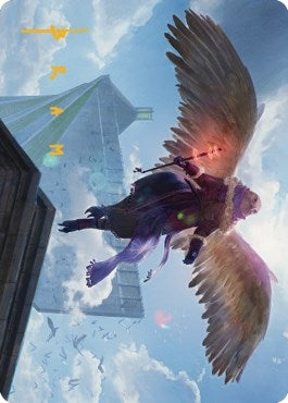 Image for Balmor, Battlemage Captain Art Card (44/81) (Gold-Stamped Signature) (44) (Dominaria United) - Magic: The Gathering