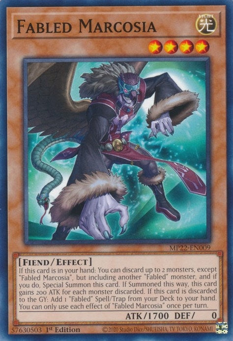 Fabled Marcosia (22009) (MP22) - YuGiOh Single