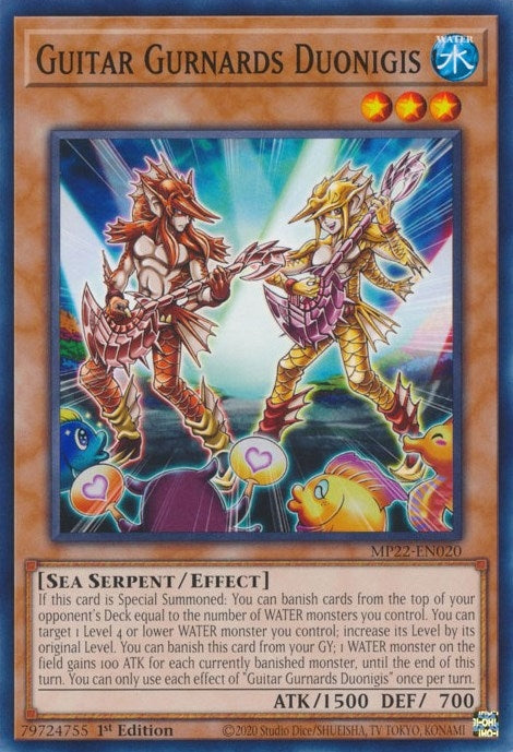 Guitar Gurnards Duonigis (22020) (MP22) - YuGiOh Single