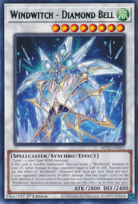 Windwitch - Diamond Bell (22023) (MP22) - YuGiOh Single