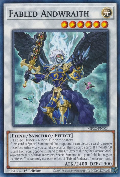 Fabled Andwraith (22024) (MP22) - YuGiOh Single
