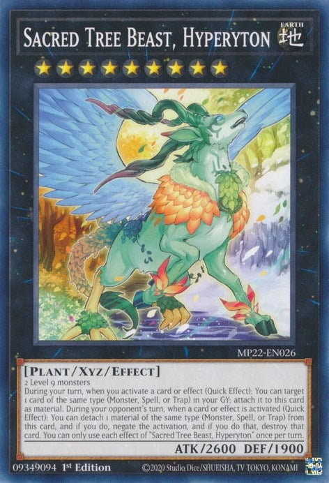 Sacred Tree Beast Hyperyton (22026) (MP22) - YuGiOh Single