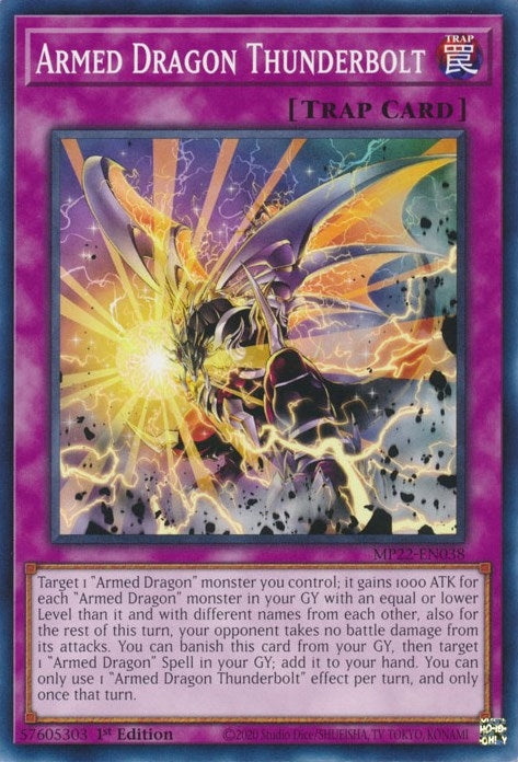 Armed Dragon Thunderbolt (22038) (MP22) - YuGiOh Single