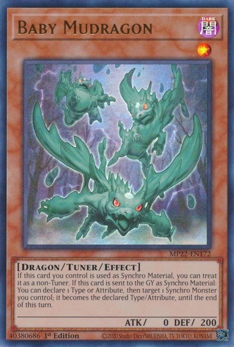 Baby Mudragon (22172) (MP22) - YuGiOh Single