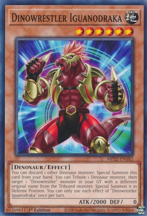 Dinowrestler Iguanodraka (22182) (MP22) - YuGiOh Single