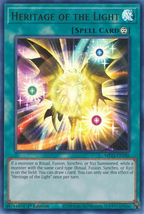 Heritage of the Light (22186) (MP22) - YuGiOh Single