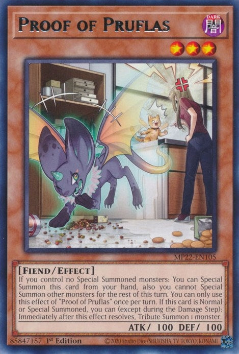 Proof of Pruflas (22105) (MP22) - YuGiOh Single