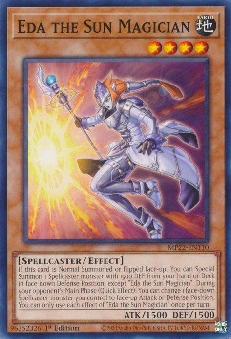 Eda the Sun Magician (22110) (MP22) - YuGiOh Single